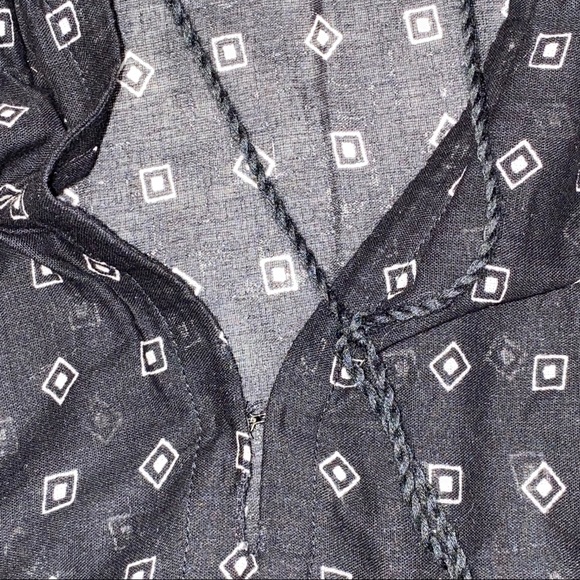 Madewell Scatterblock sleeveless black/wh size S - Picture 4 of 8